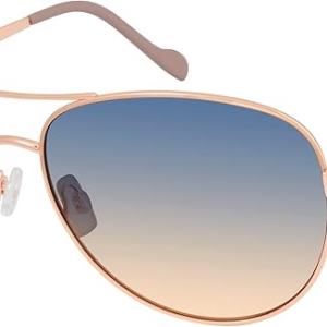 Stylish Metal Aviator Pilot Sunglasses with Uv400 Protection. Glam Gifts for Her, 60 Mm